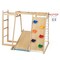Kids 6-in-1 Indoor Jungle Gym with Slide, Climbing Ramp, and Ball Play for Ages 3-14